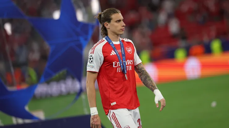 Calafiori no Arsenal - Foto: IMAGO / Jan Huebner
