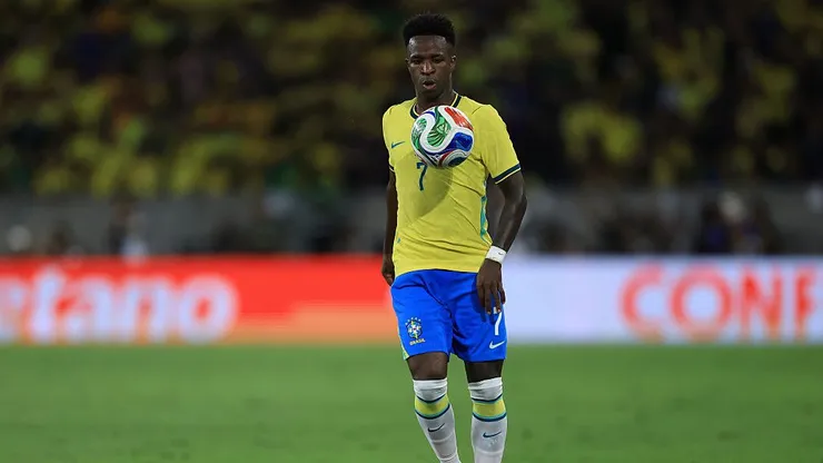 Vinícius Júnior é um dos atacantes aguardados na Copa. Foto: Buda Mendes/Getty Images