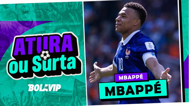 Mbappé comemorando gol pela França - Rodolfo Buhrer/AGIF
