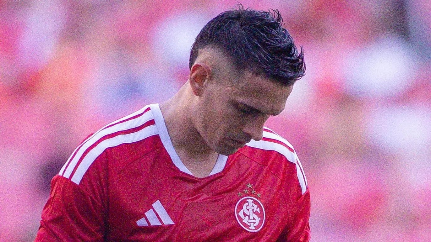 Borré, atacante do Internacional – Foto: Maxi Franzoi/AGIF