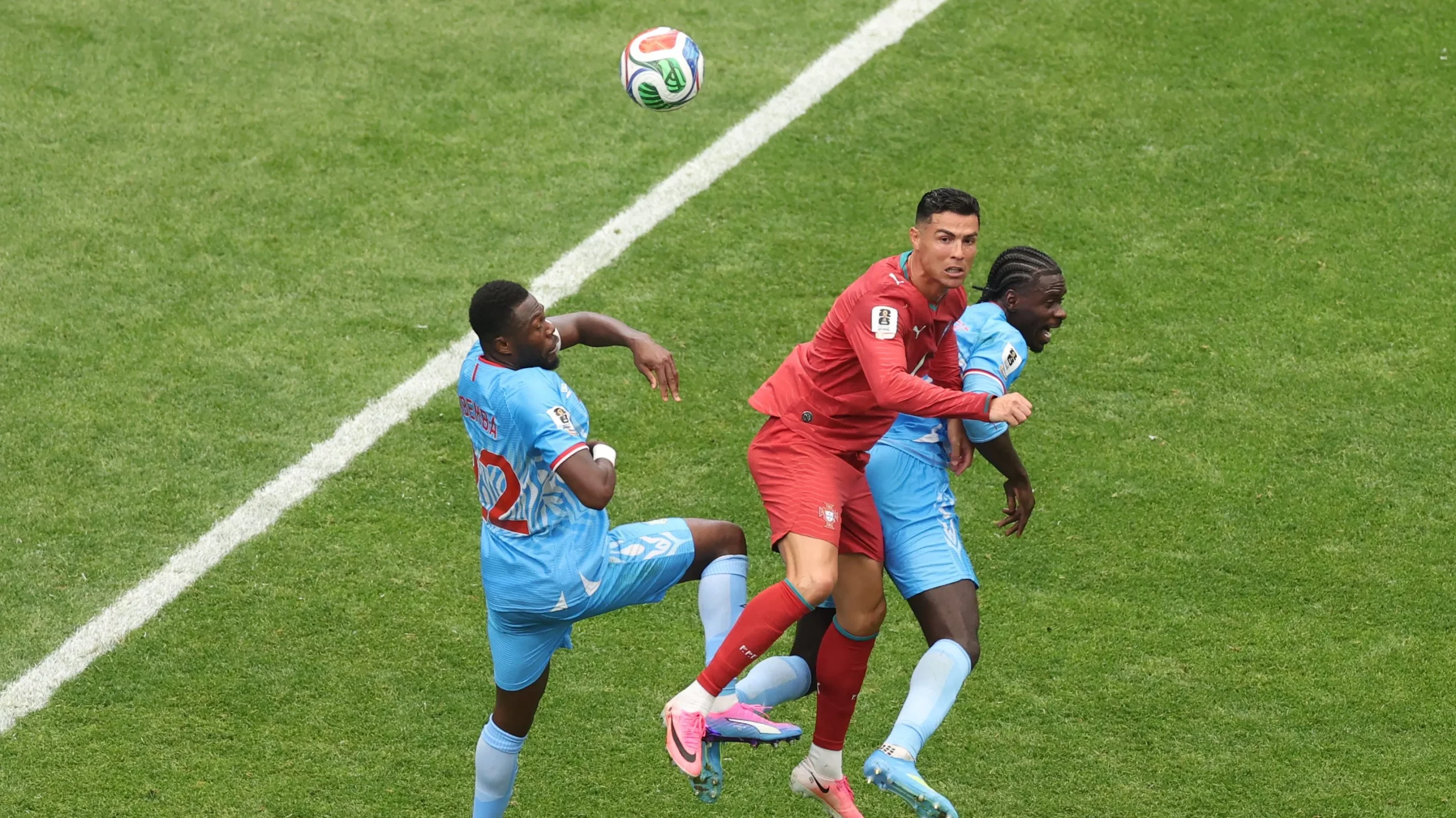 Cristiano Ronaldo teve atuação apagada em Portugual x Congo. Foto: Lars Baron/Getty Images