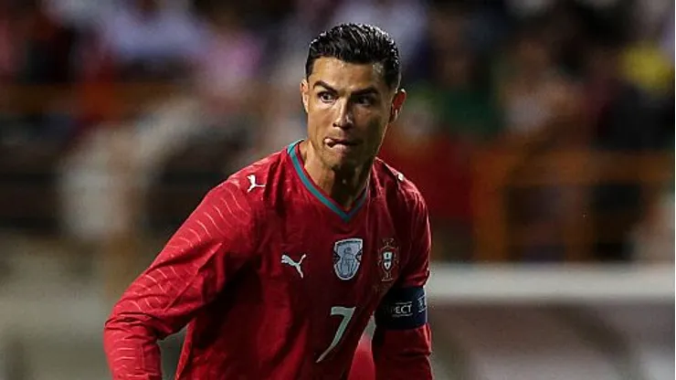 Cristiano Ronaldo em ação contra a Nigéria, em amistoso - (Photo by Carlos Rodrigues/Getty Images)