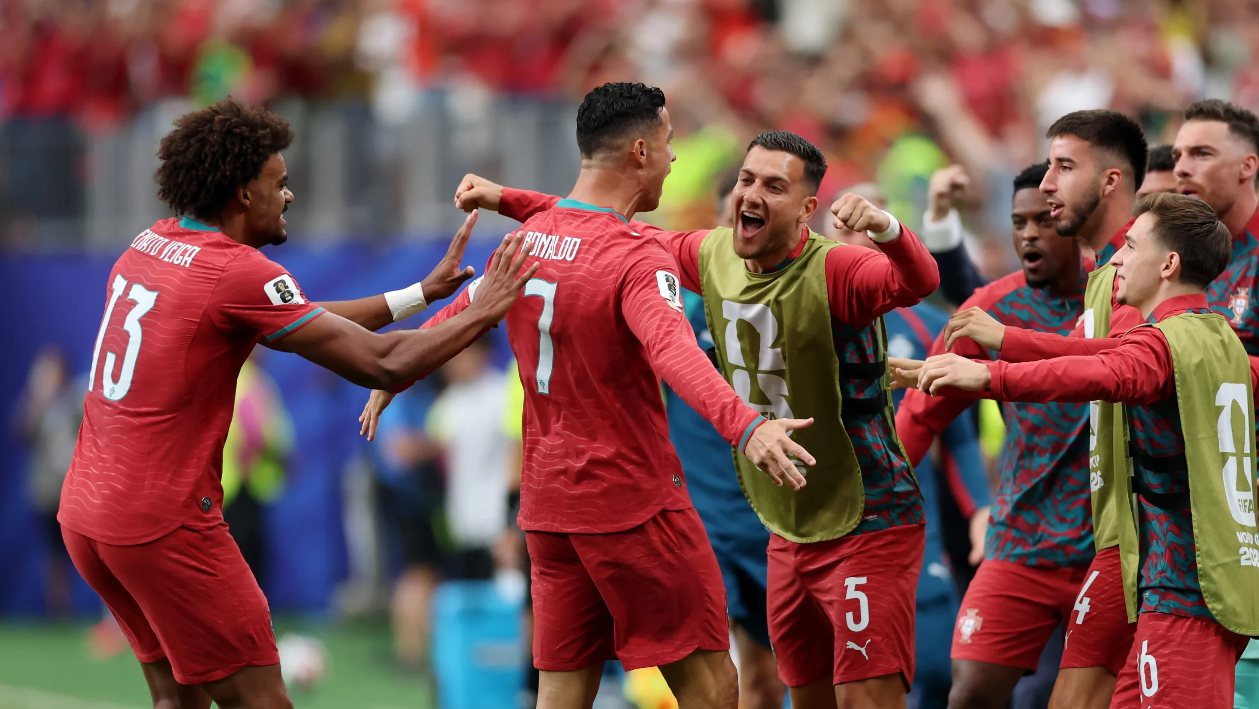 Portugal x Uzbequistão - Foto: Michael Steele/Getty Images.