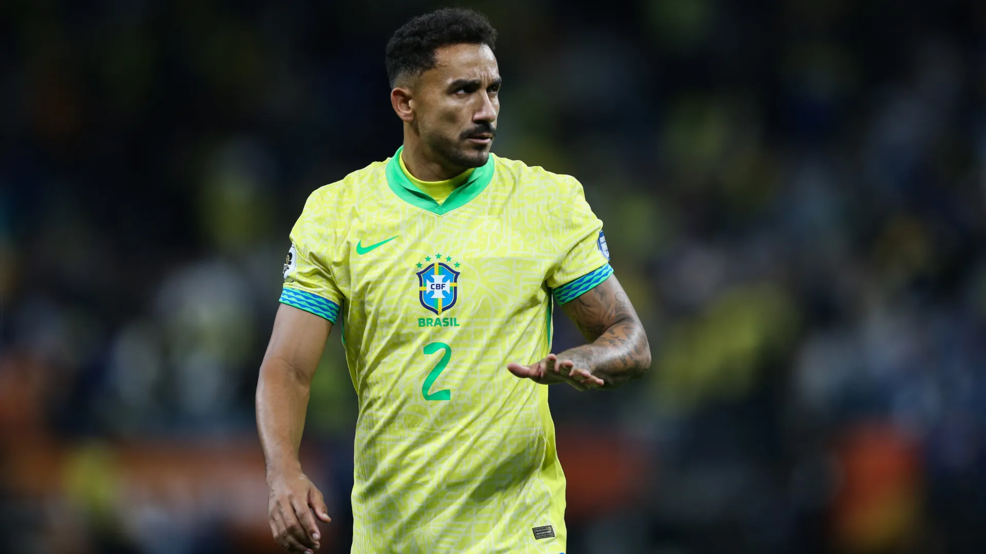 Danilo deve ser o titular da lateral-direita na Copa do Mundo – Foto: Marlon Costa/AGIF