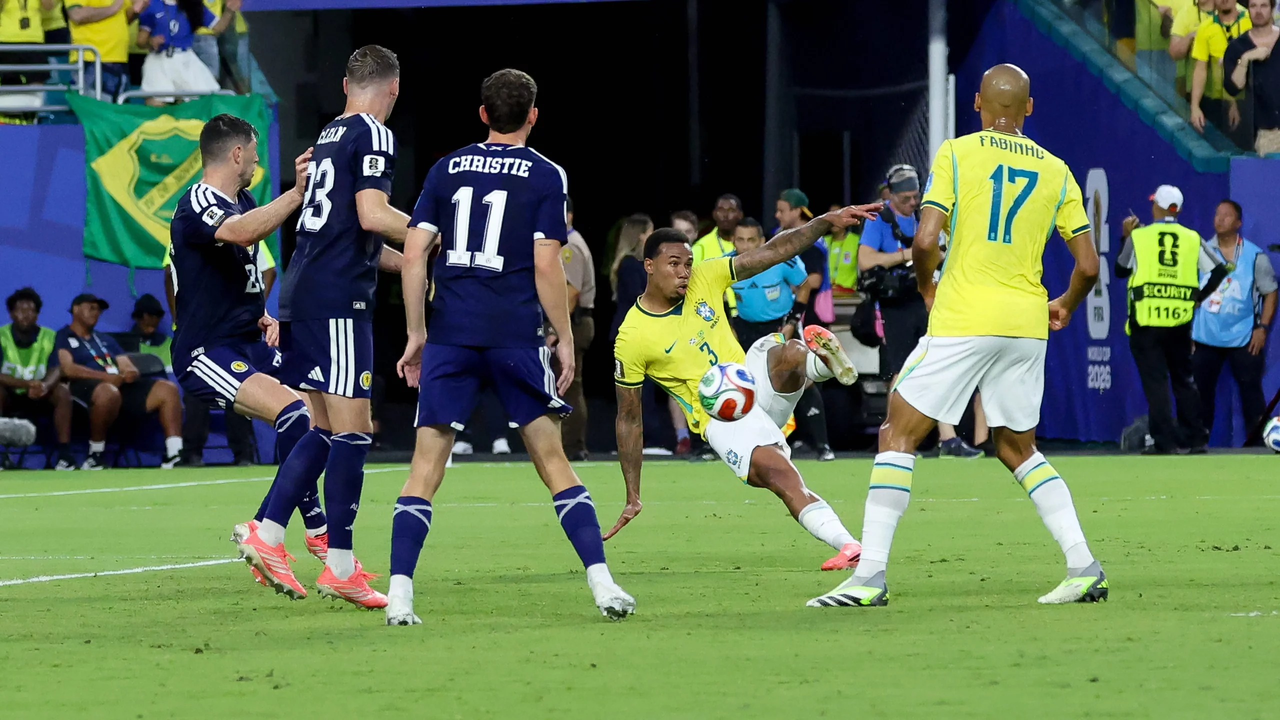 Escócia X Brasil. Foto: Chris Arjoon/IMAGO/Icon Sportswire