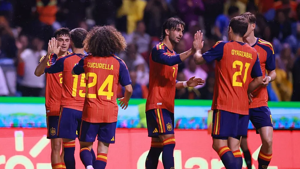 Seleção da Espanha. Foto: Manuel Velasquez/Getty Images