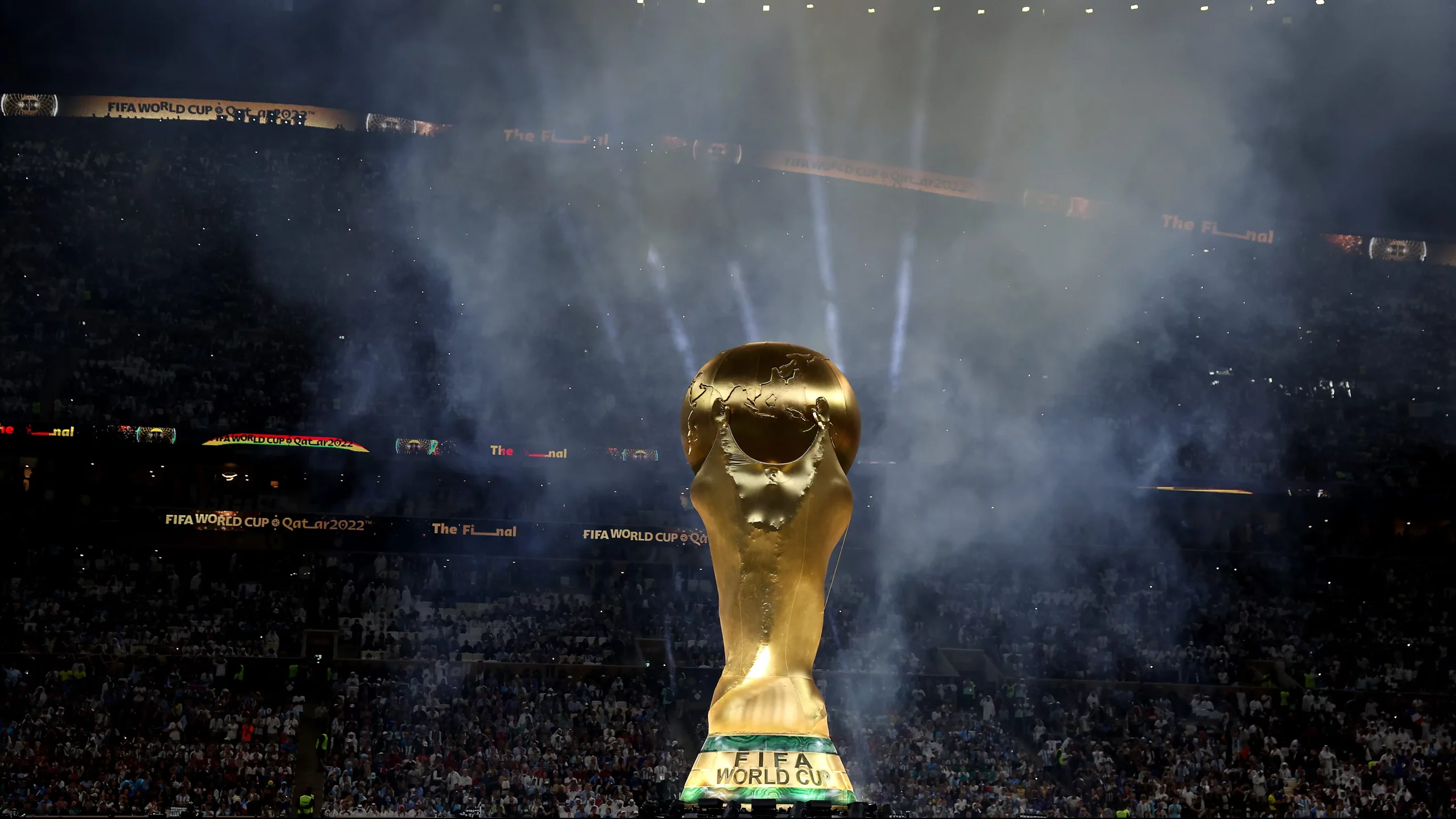 Show da final da Copa do Mundo de 2022. (Photo by Julian Finney/Getty Images)