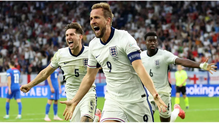 Harry Kane em campo pela Inglaterra. (Photo by Carl Recine/Getty Images)