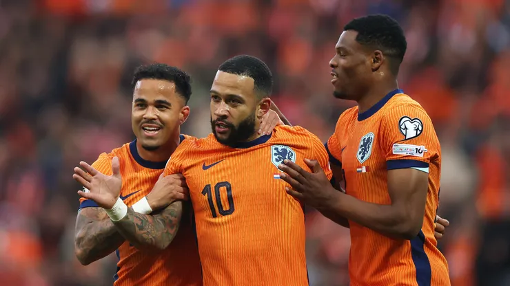 Seleção da Holanda. (Photo by Dean Mouhtaropoulos/Getty Images)