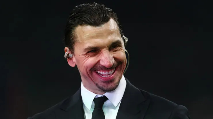Ibrahimovic está comentando os jogos da Copa do Mundo.