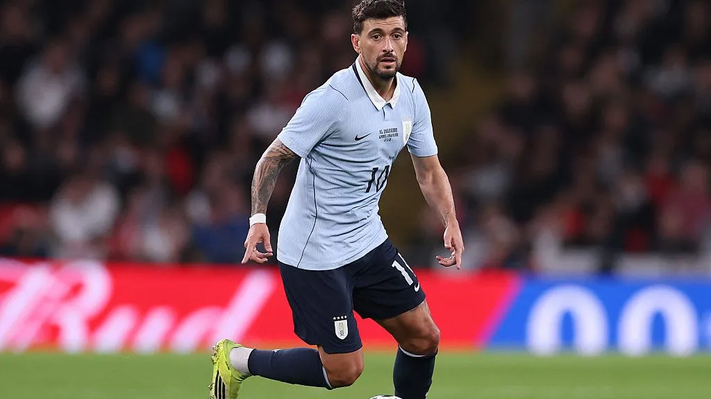 Arrasca em ação pela Seleção do Uruguai –  (Photo by Ryan Pierse/Getty Images)