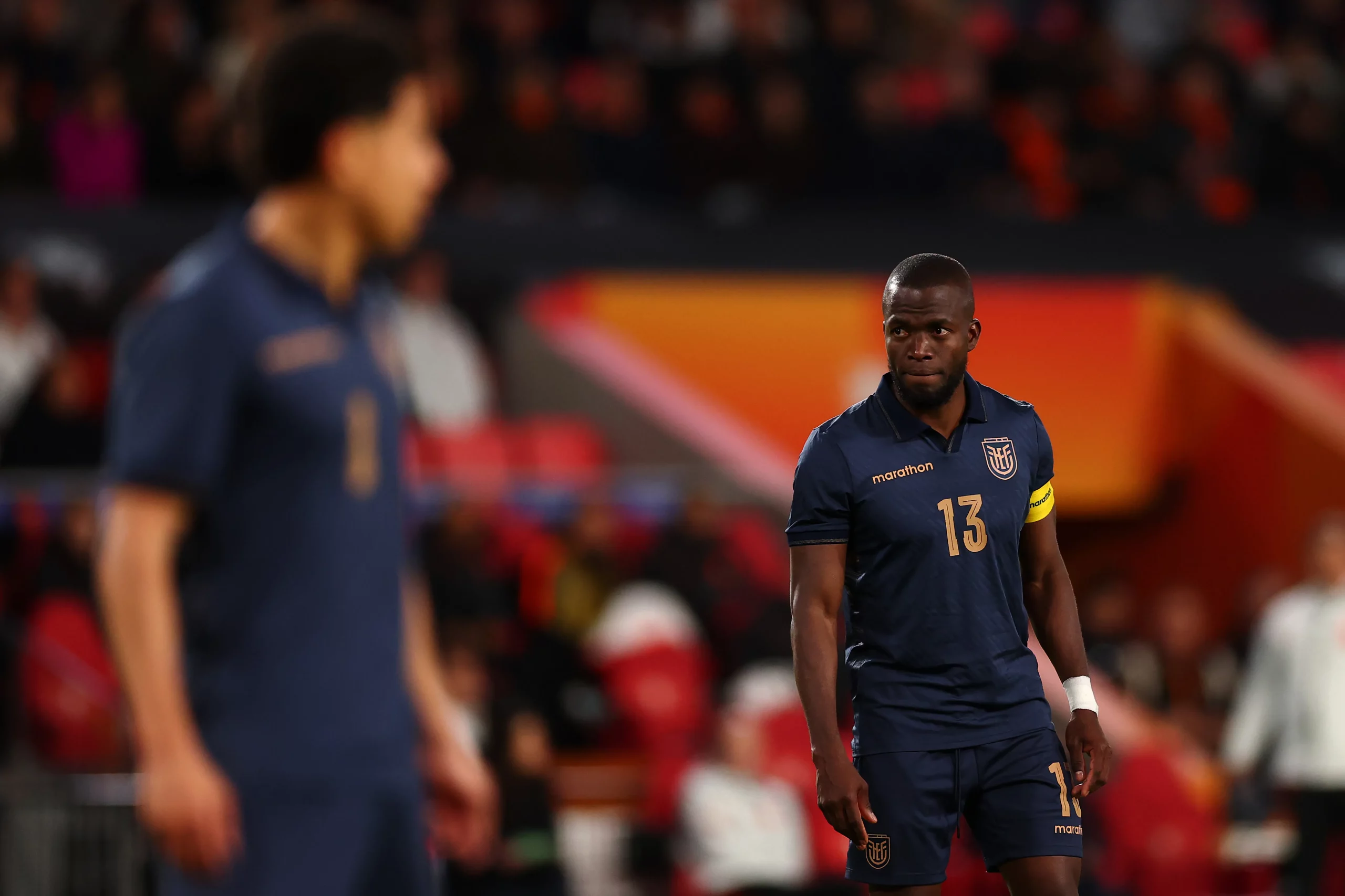 Enner Valencia atuando pelo Equador. (Photo by Dean Mouhtaropoulos/Getty Images)