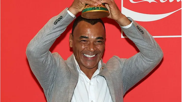 Cafu durante evento realizado antes da Copa