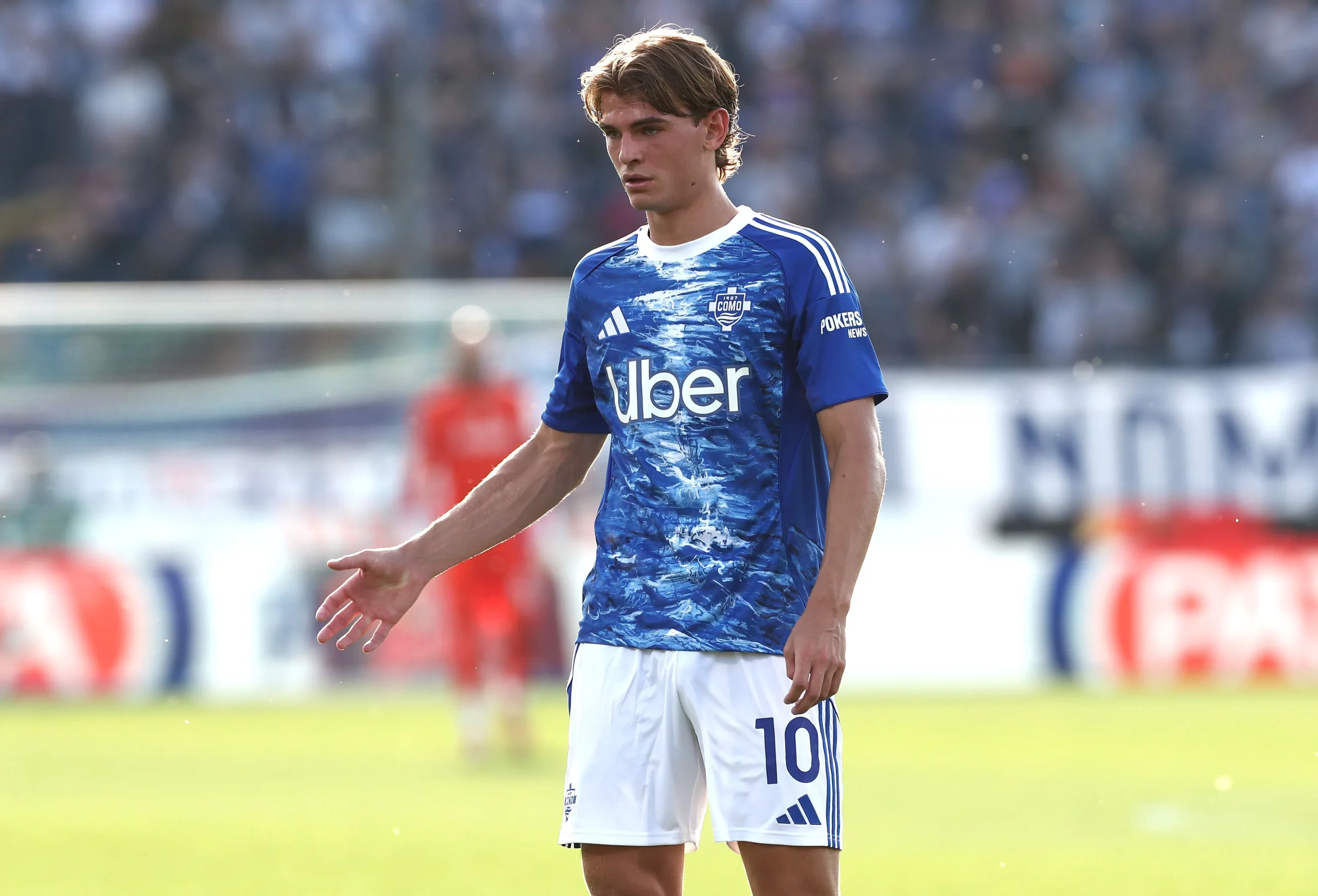 Nico Paz acelera retorno na Argentina. Foto: Marco Luzzani/Getty Images.