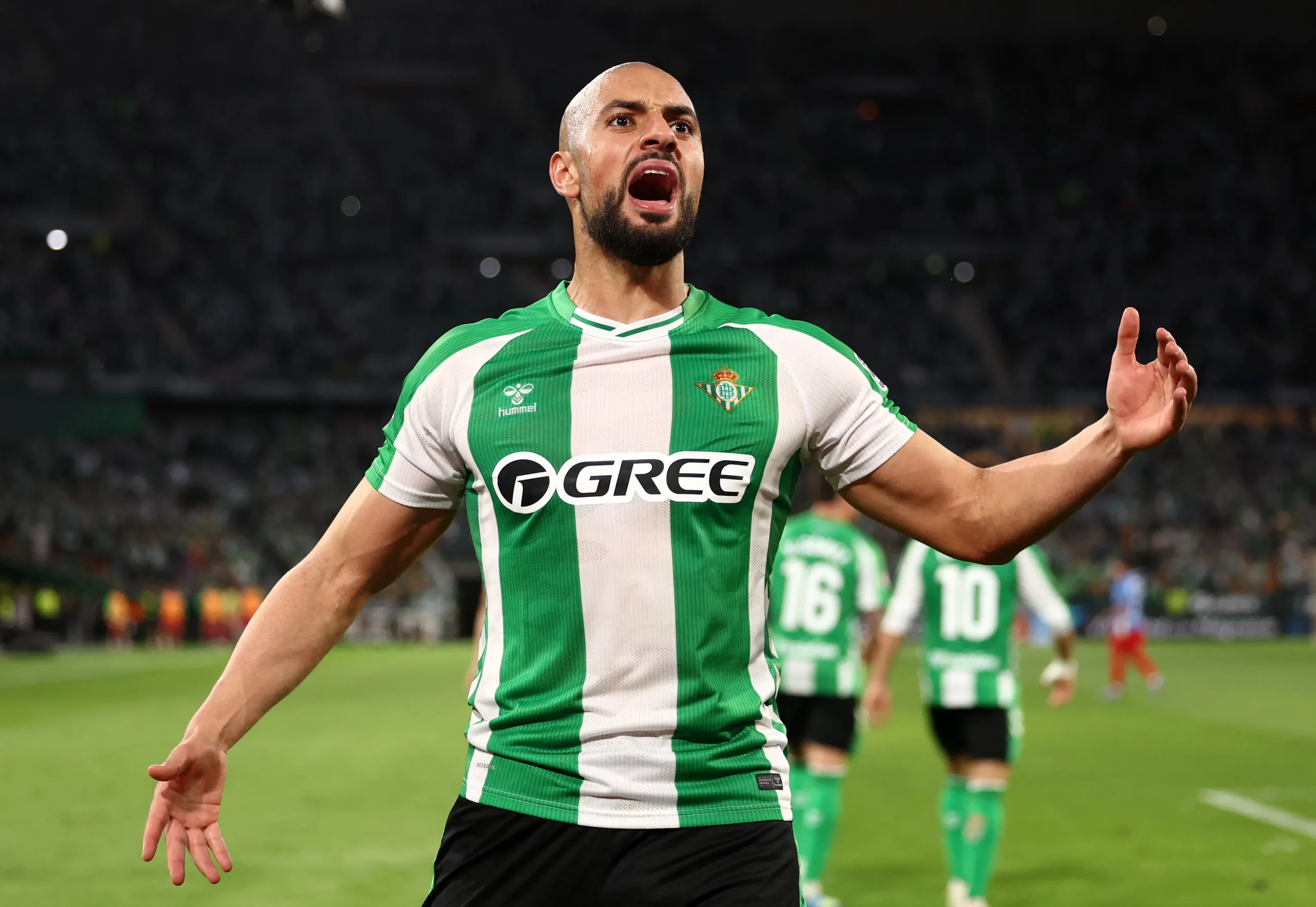 Amrabat foi um dos destaques do Marrocos em 2022. Foto: Fran Santiago/Getty Images.