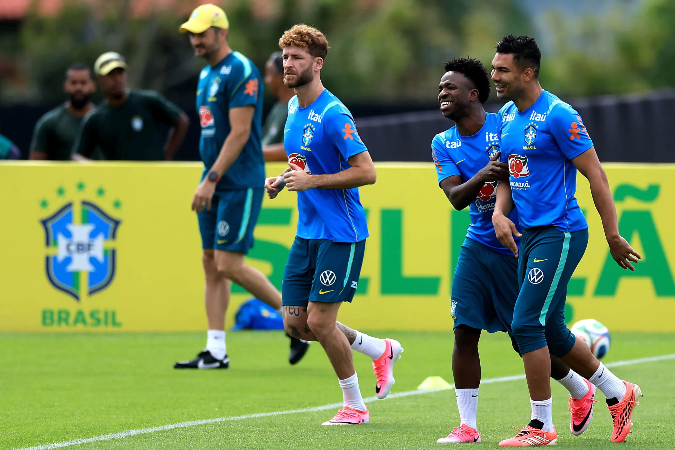 Treinamento da Seleção Brasileira no centro de treinamentos Granja Comary. Foto: Buda Mendes/Getty Images