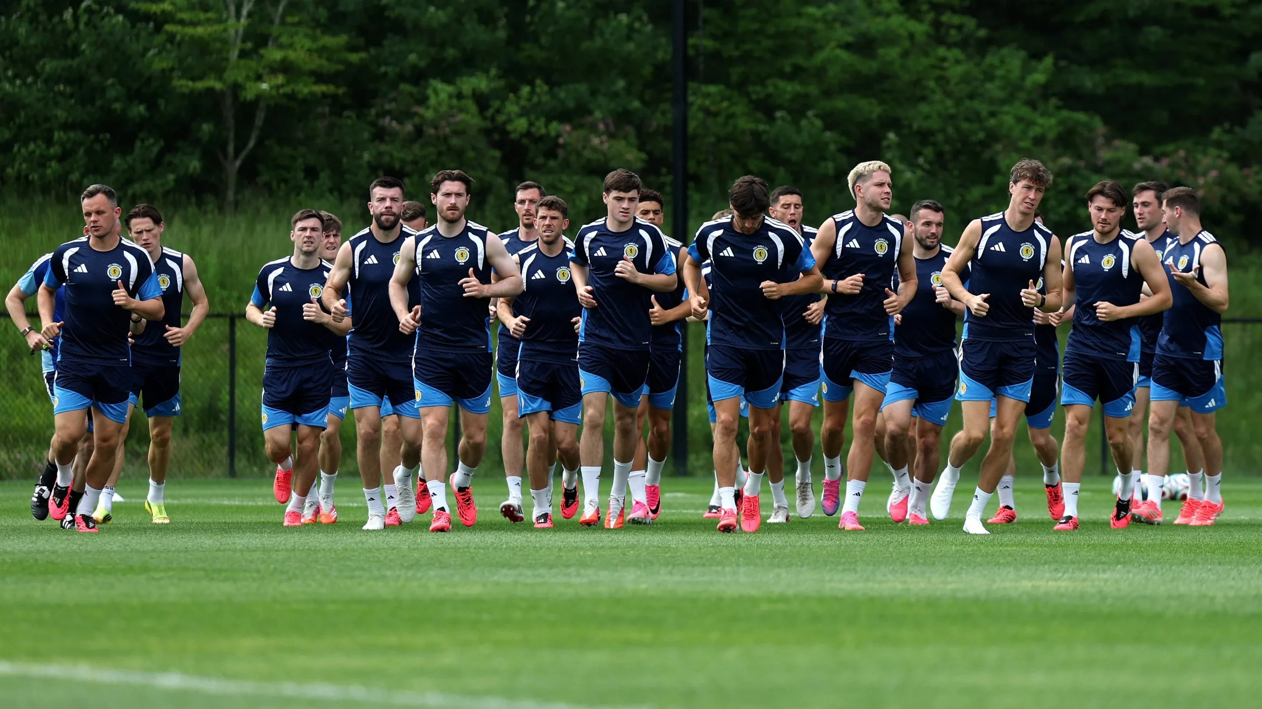 Treino da seleção escocesa. (Photo by Mattia Ozbot/Getty Images)
