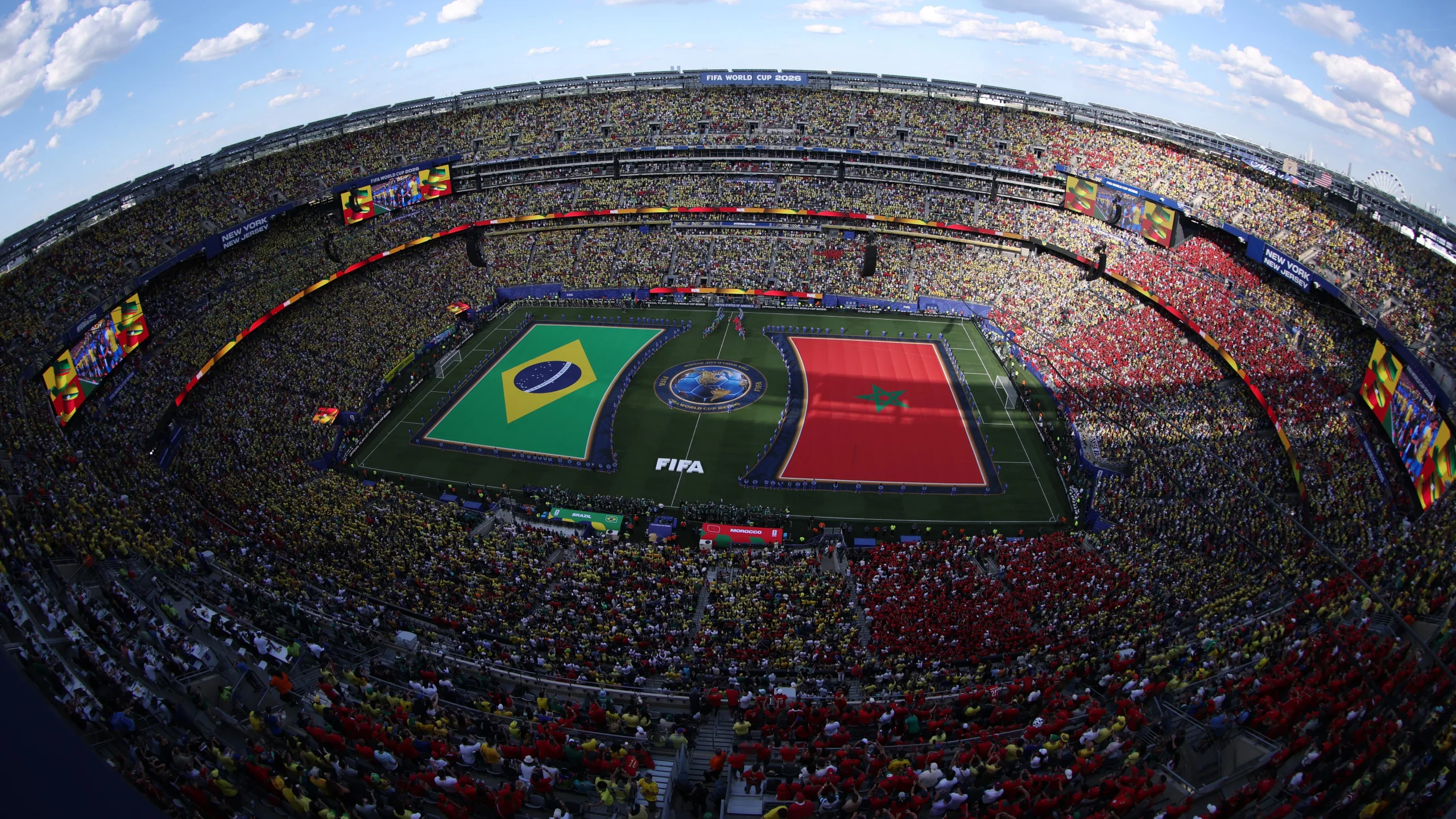 MetLife Stadium, em New Jersey, durante Brasil x Marrocos. (Photo by Al Bello/Getty Images)