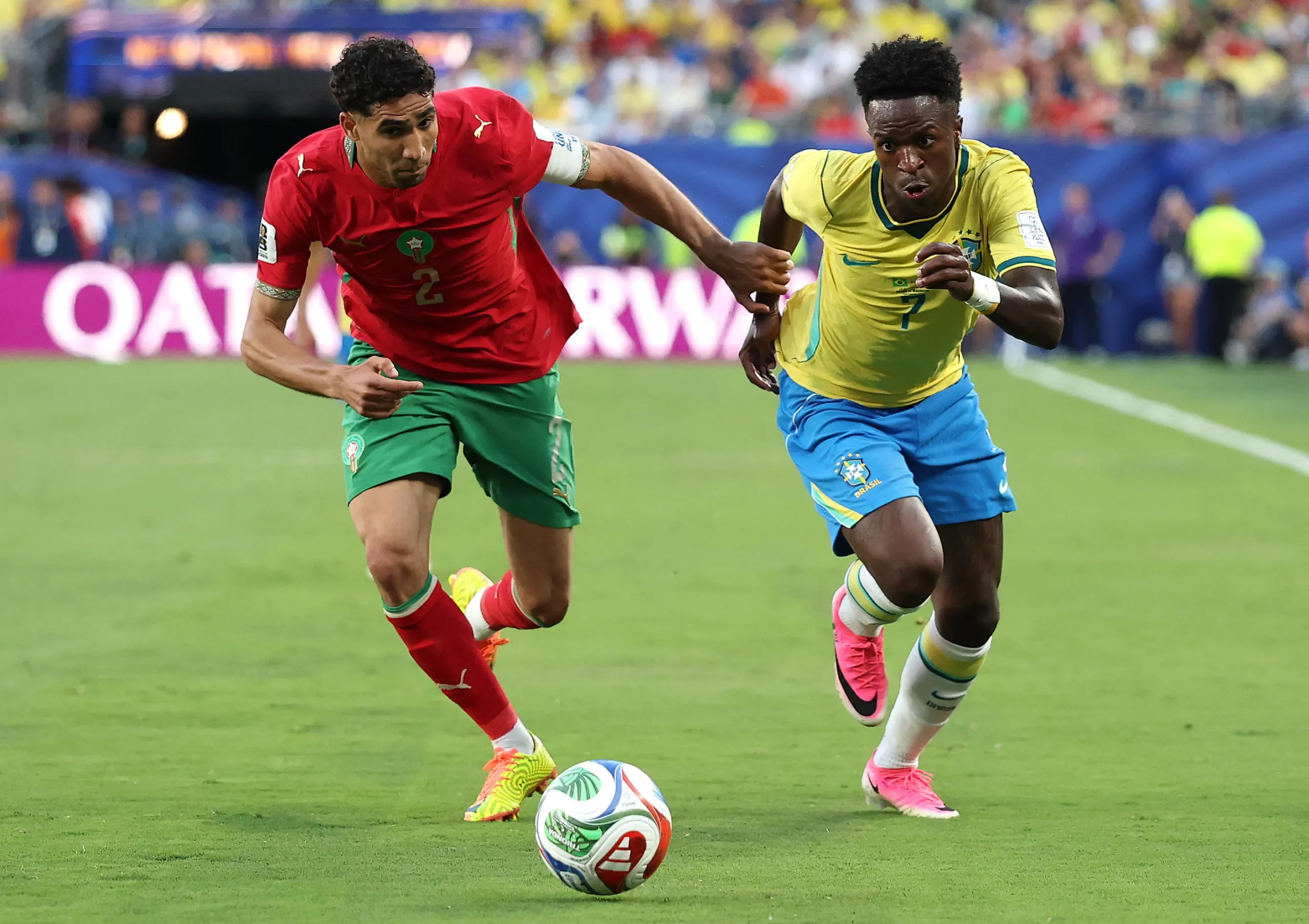 Marrocos e Brasil ficam no empate na estreia da Copa Foto: Darrian Traynor/Getty Images)
