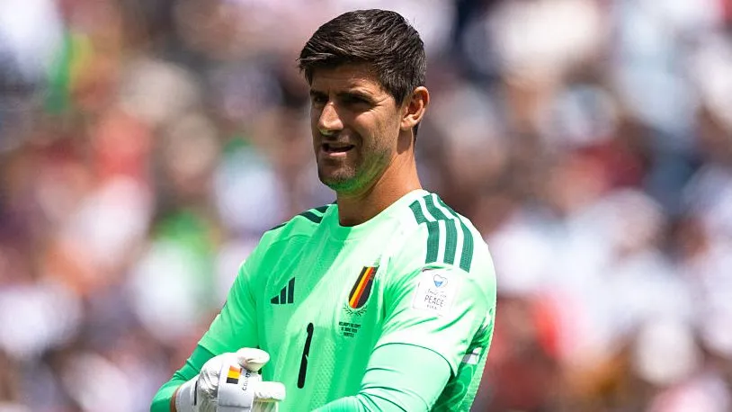 Thibaut Courtois, o goleiro belga que superou Casemiro em velocidade (Photo by Fran Santiago/Getty Images)