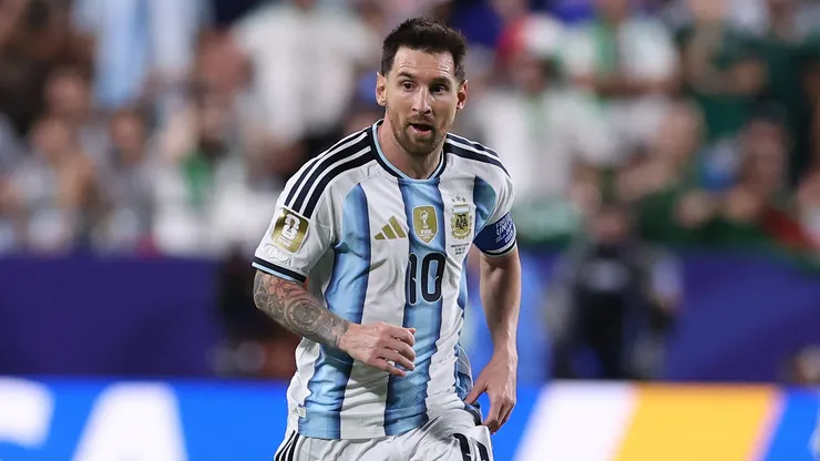 Messi em campo pela Argentina . (Photo by Michael Steele/Getty Images)