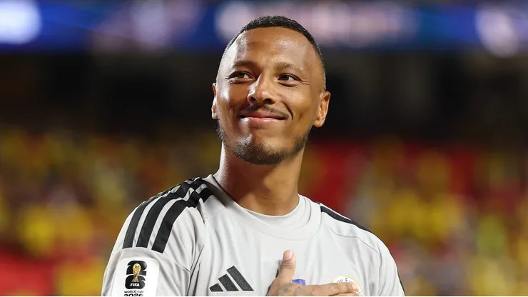 KANSAS CITY, MISSOURI - JUNE 20: Eloy Room #1 of Curacao applauds fans after the 0-0 draw during the FIFA World Cup 2026 Group E match between Ecuador and Curacao at Kansas City Stadium on June 20, 2026 in Kansas City, Missouri. (Photo by Charlotte Wilson/Getty Images)