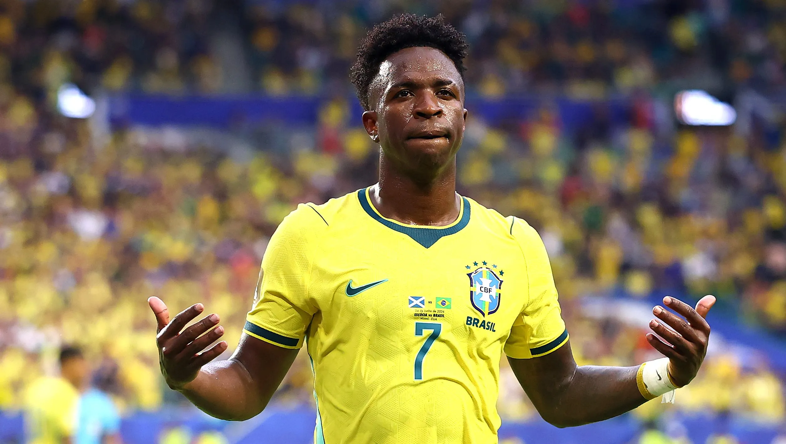 Vinícius Júnior foi bastante elogiado - (Photo by Megan Briggs/Getty Images).