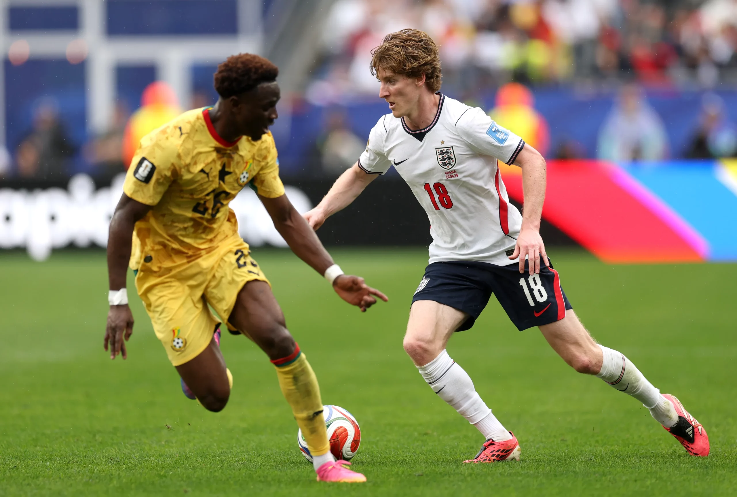 Gordon durante o jogo contra a Gana. Photo by Richard Pelham/Getty Images