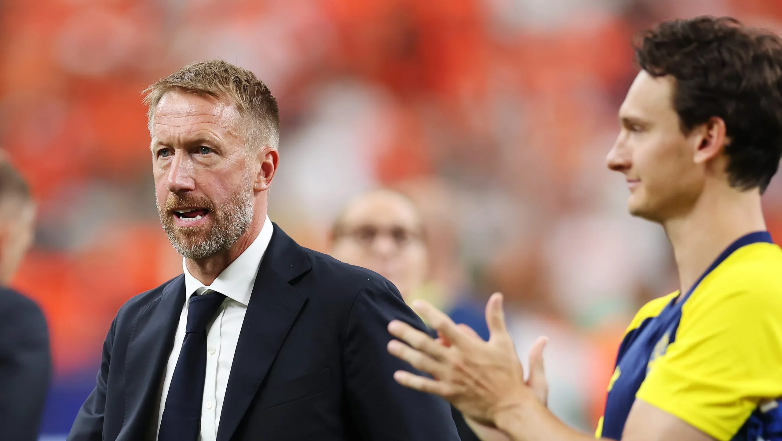 Foto: Molly Darlington/Getty Images – Graham Potter, técnico da Suécia, indica mudanças na equipe.
