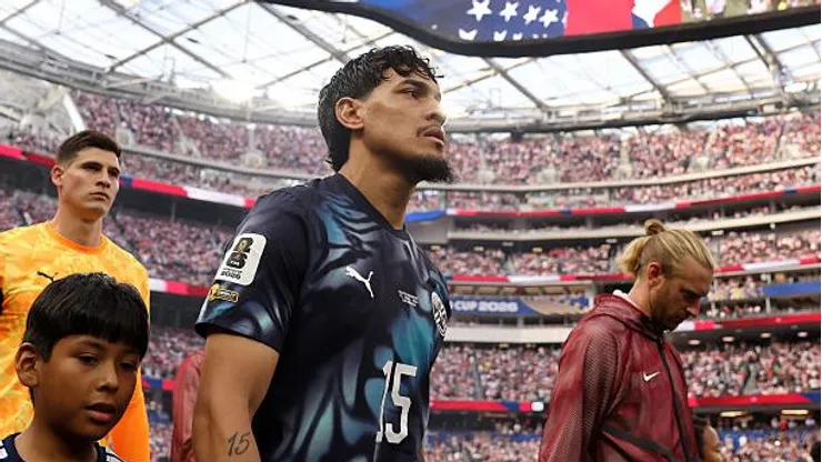 Gustavo Gómez atuando pelo Paraguai. (Photo by Stu Forster/Getty Images)