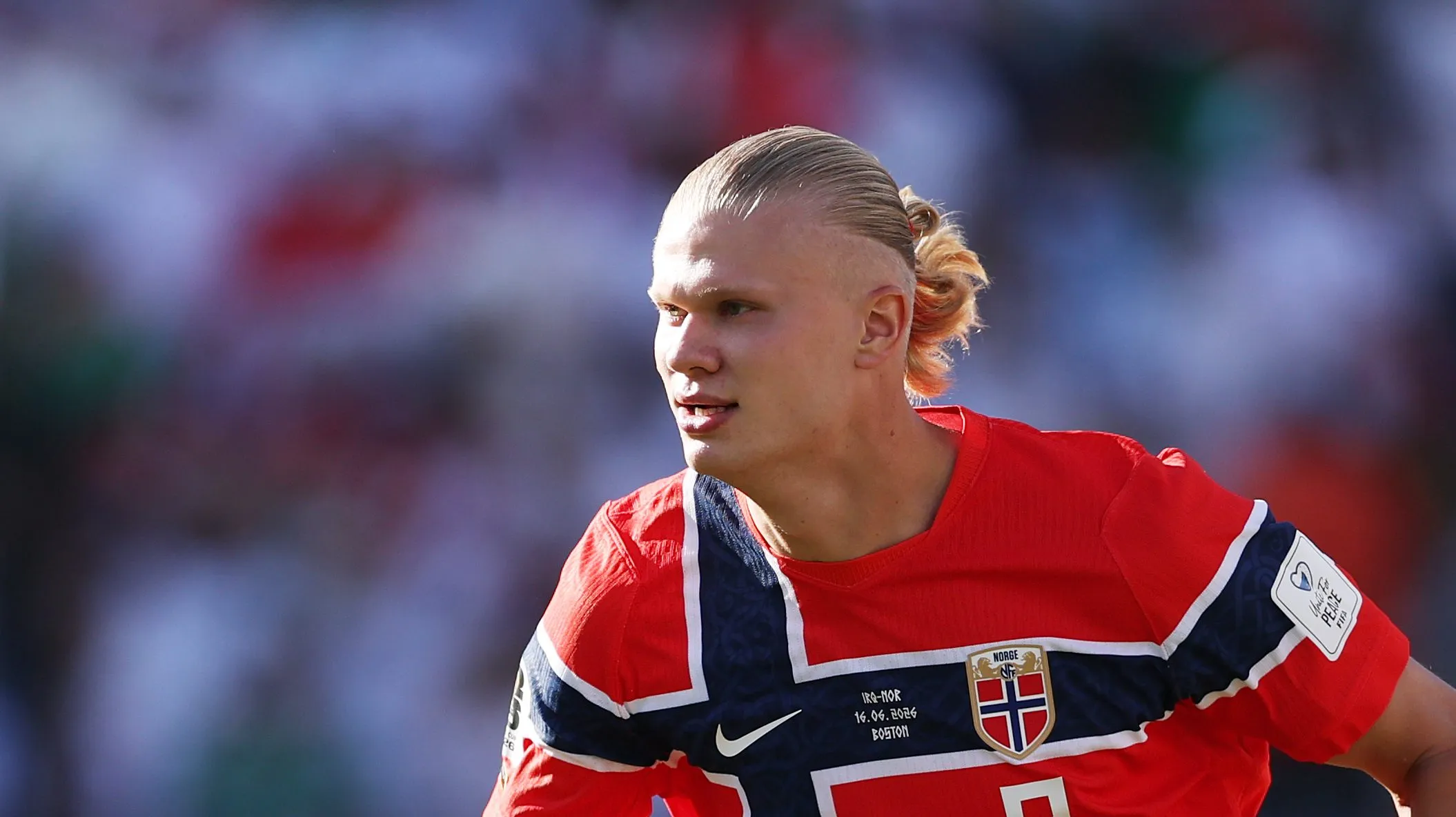 Erling Haaland, atacante. (Foto de Justin Setterfield/Getty Images)