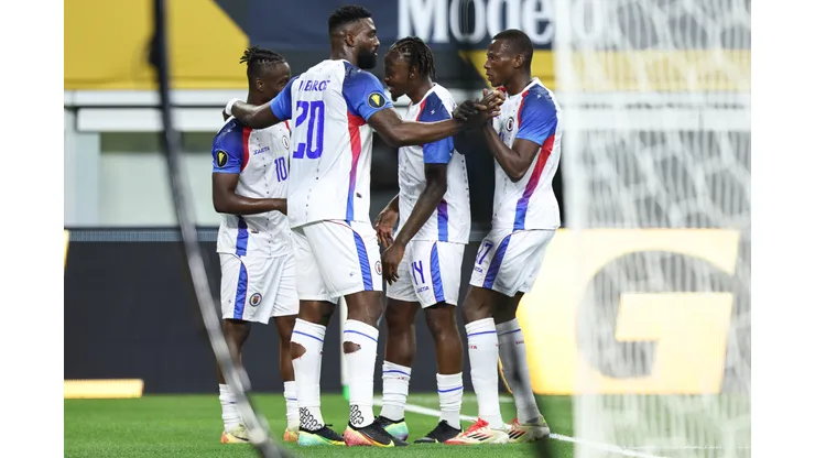 Seleção do Haiti em partida. Photo by Omar Vega/Getty Images