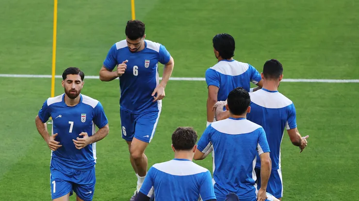 Seleção do Irã em treino na Copa do Mundo - Foto: Harry How/Getty Images