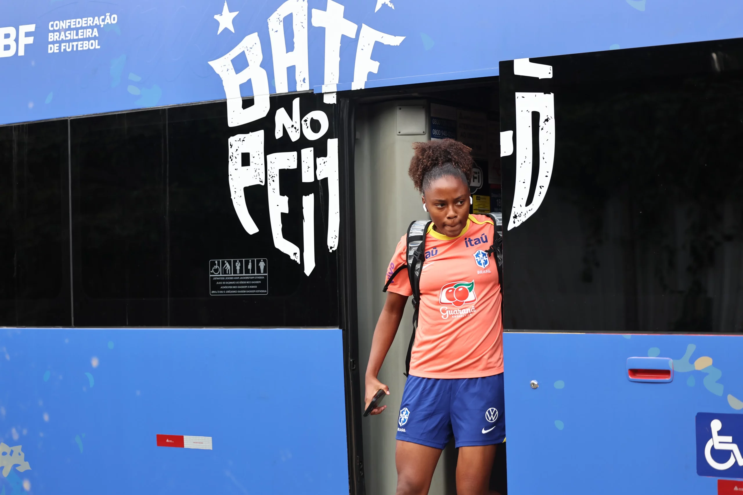 Kaylane durante Data FIFA. Foto: Lívia Villas Boas/CBF