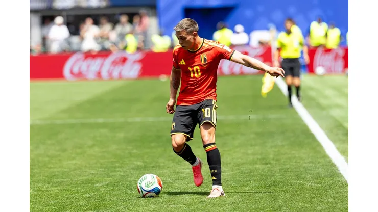 Leandro Trossard, da Bélgica | Crédito: ZUMA Press, Inc. / Alamy Stock Photo