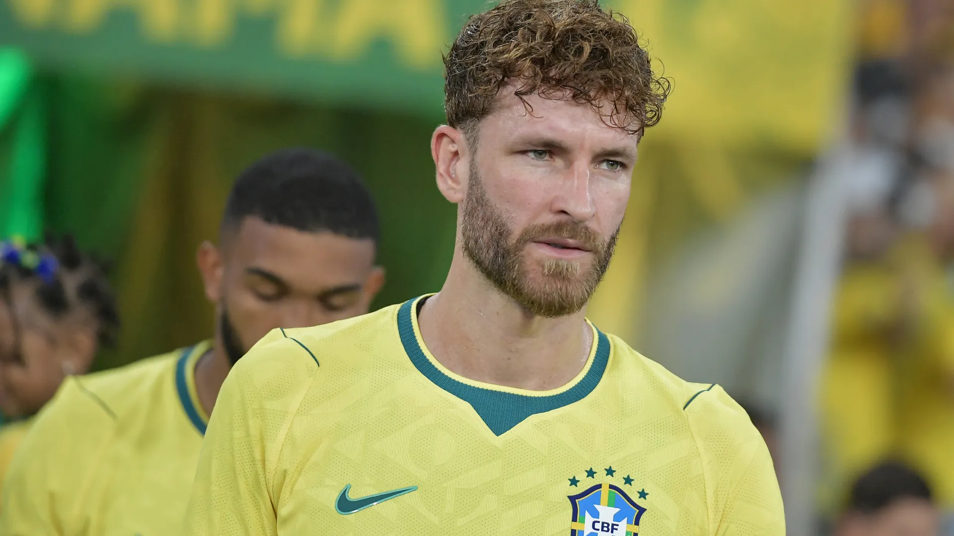 Léo Pereira durante amistoso da Seleção Brasileira – Foto: Thiago Ribeiro/AGIF