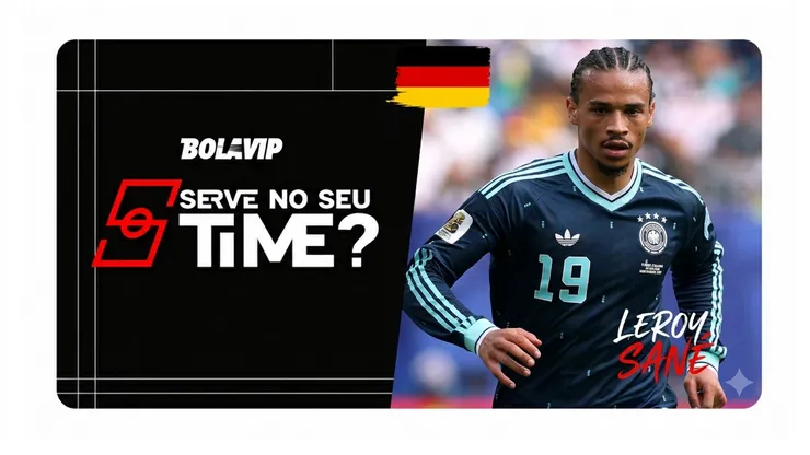 Leroy Sané em ação pela Alemanha.