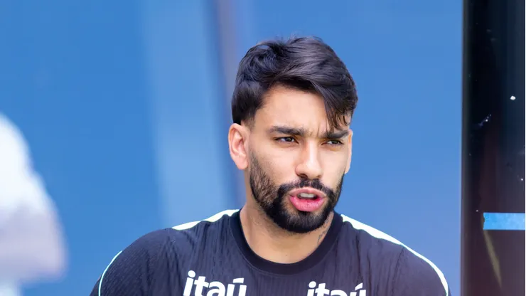 Lucas Paquetá durante treino em Nova Jersey, nos Estados Unidos.