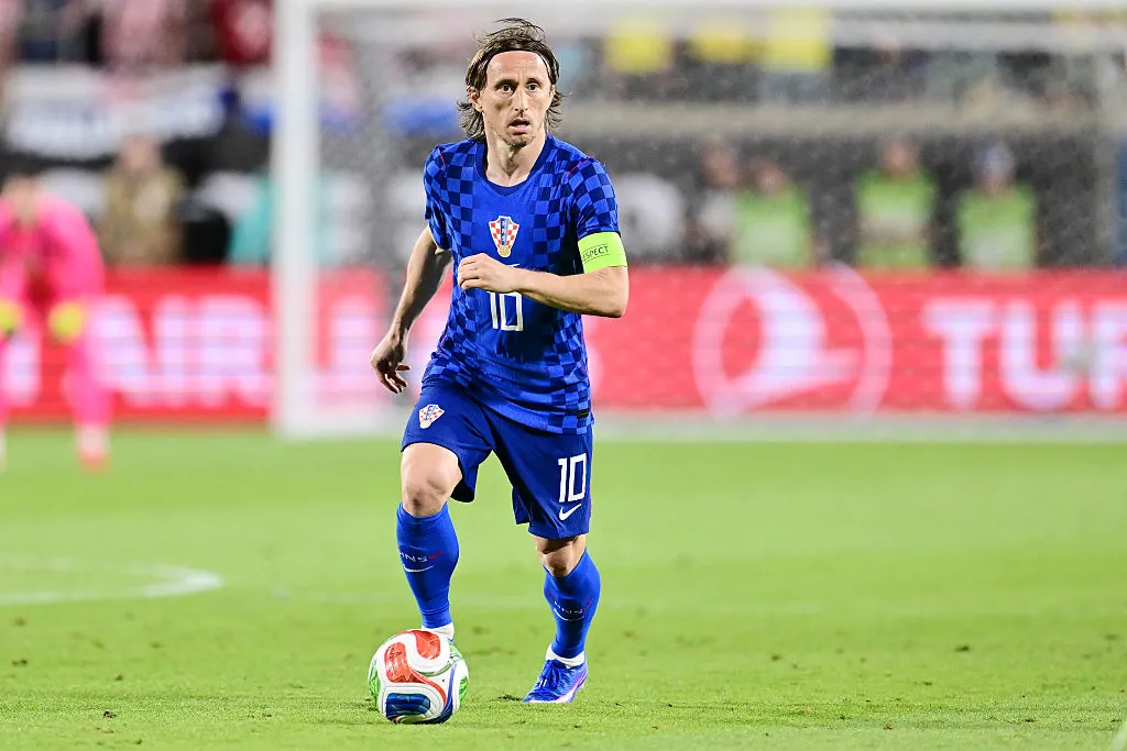 Luka Modrić, capitão da Croácia. Foto: Julio Aguilar/Getty Images