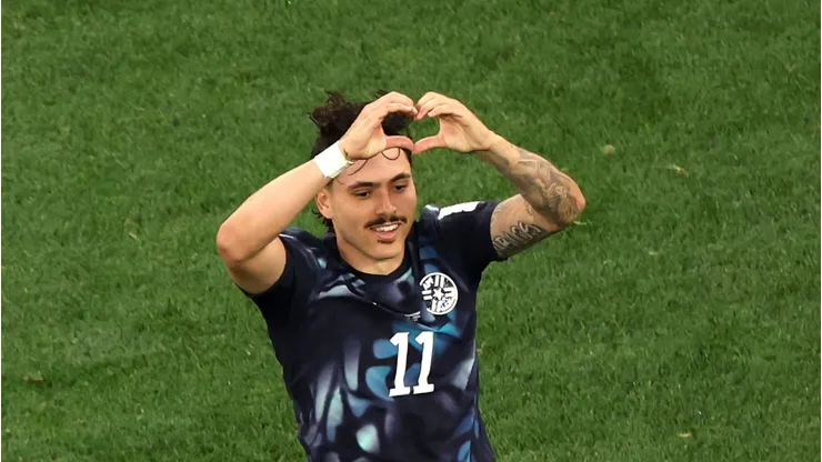 Maurício, meia-atacante do Palmeiras e da Seleção Paraguaia - Foto: Harry How/Getty Images