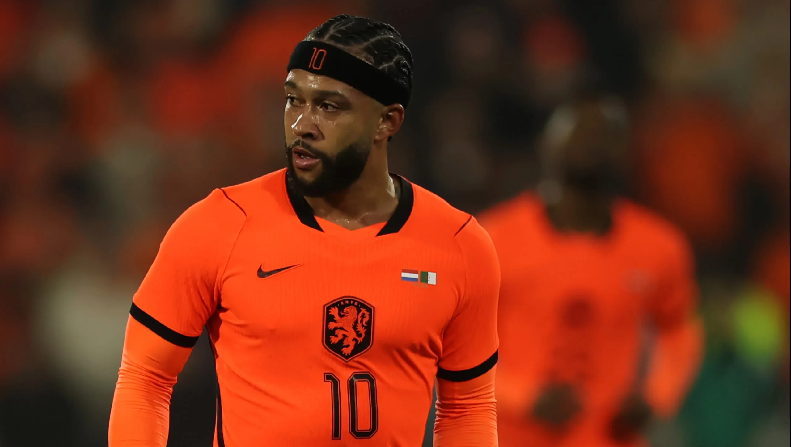 Memphis Depay atuando pela Seleção da Holanda. (Photo by Dean Mouhtaropoulos/Getty Images)