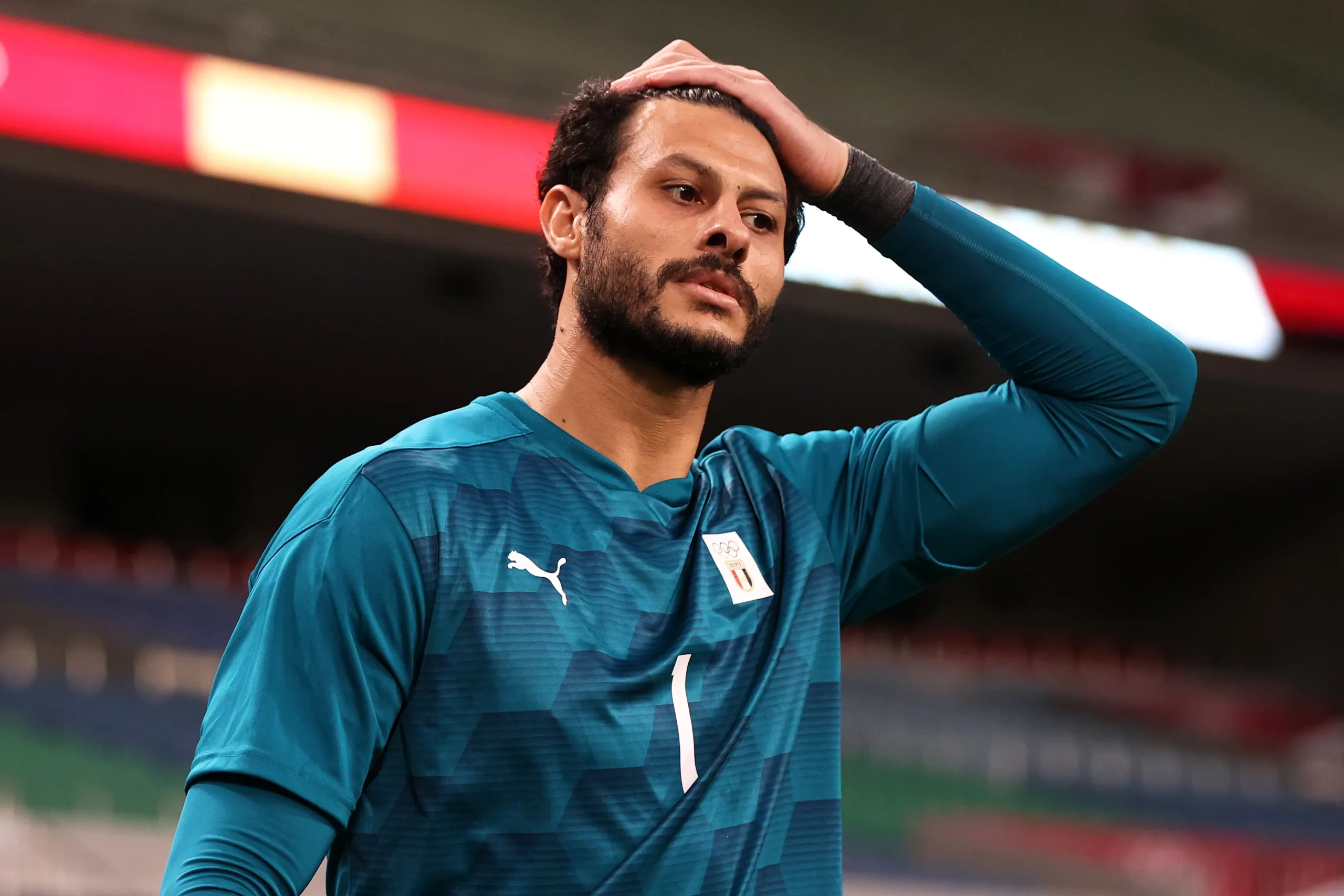 Mohamed El Shenawy, goleiro do Egito. Foto: Buda Mendes/Getty Images