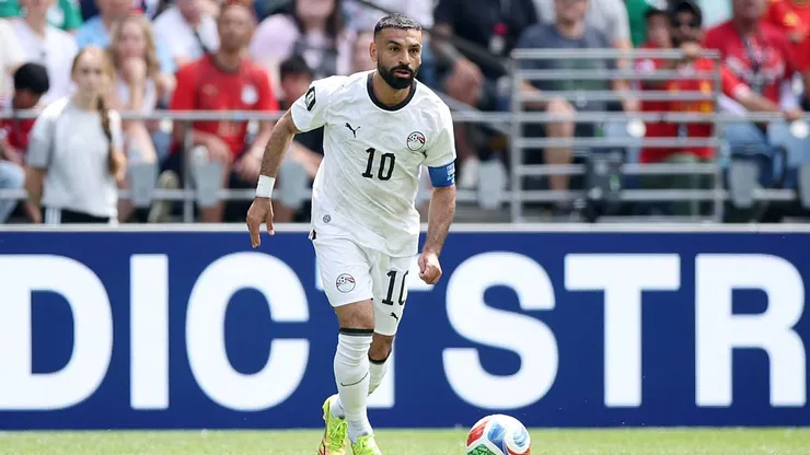 Mohamed Salah, camisa 10 do Egito. (Photo by Alex Grimm/Getty Images)