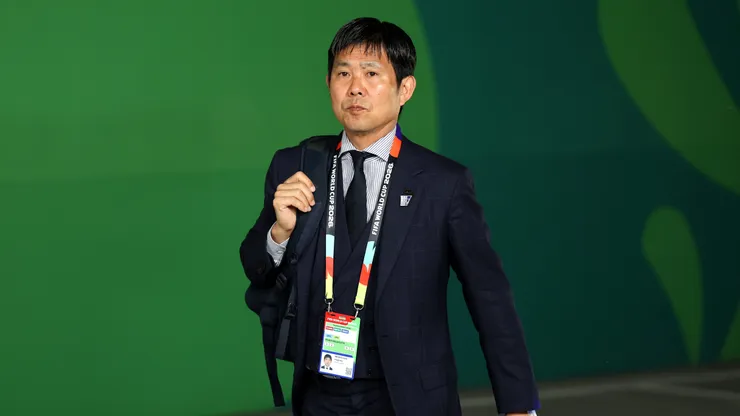 Moriyasu antes do jogo da seleção. Photo by Luke Hales/Getty Images