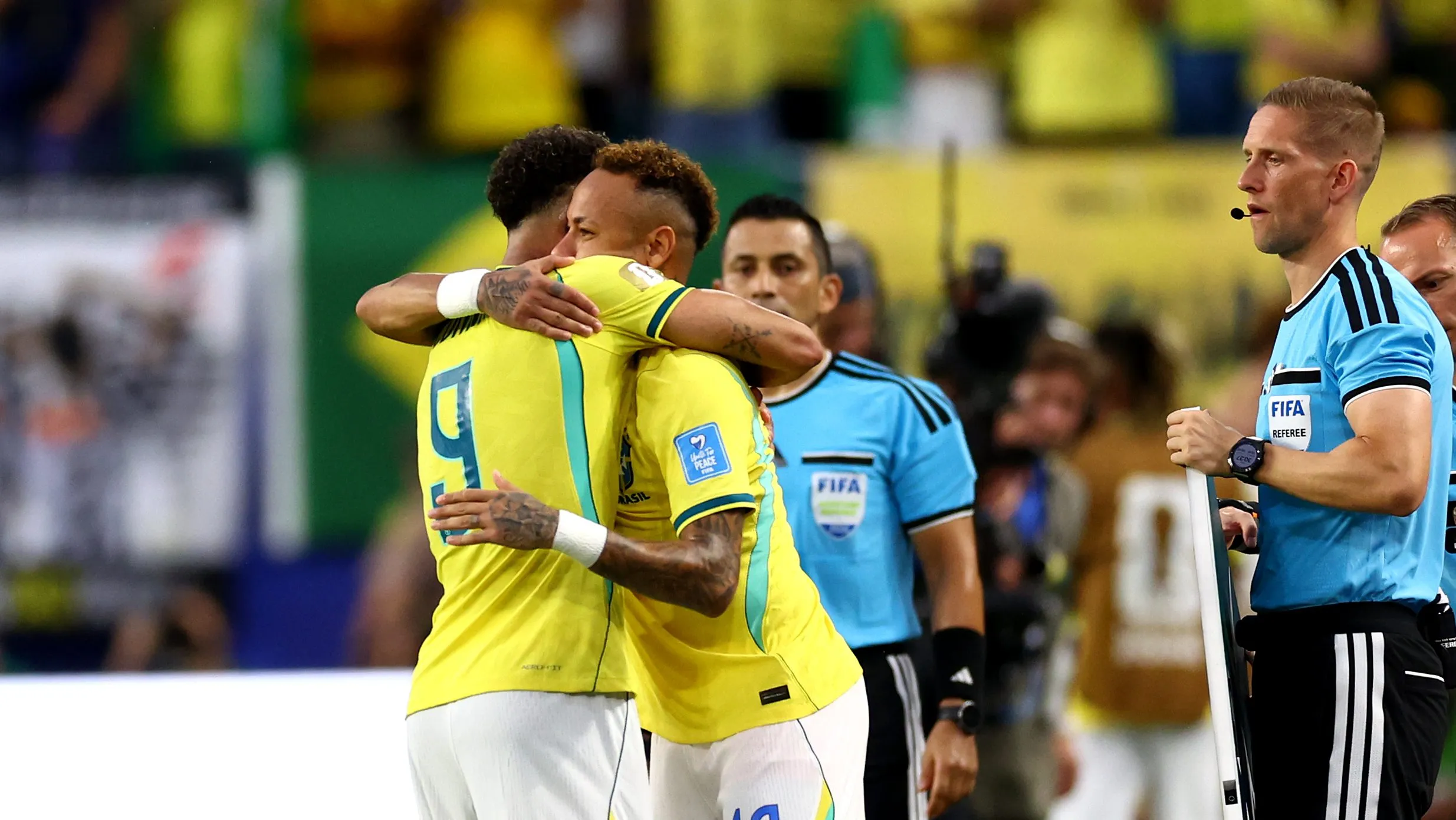 Neymar em campo – Foto: Megan Briggs/Getty Images