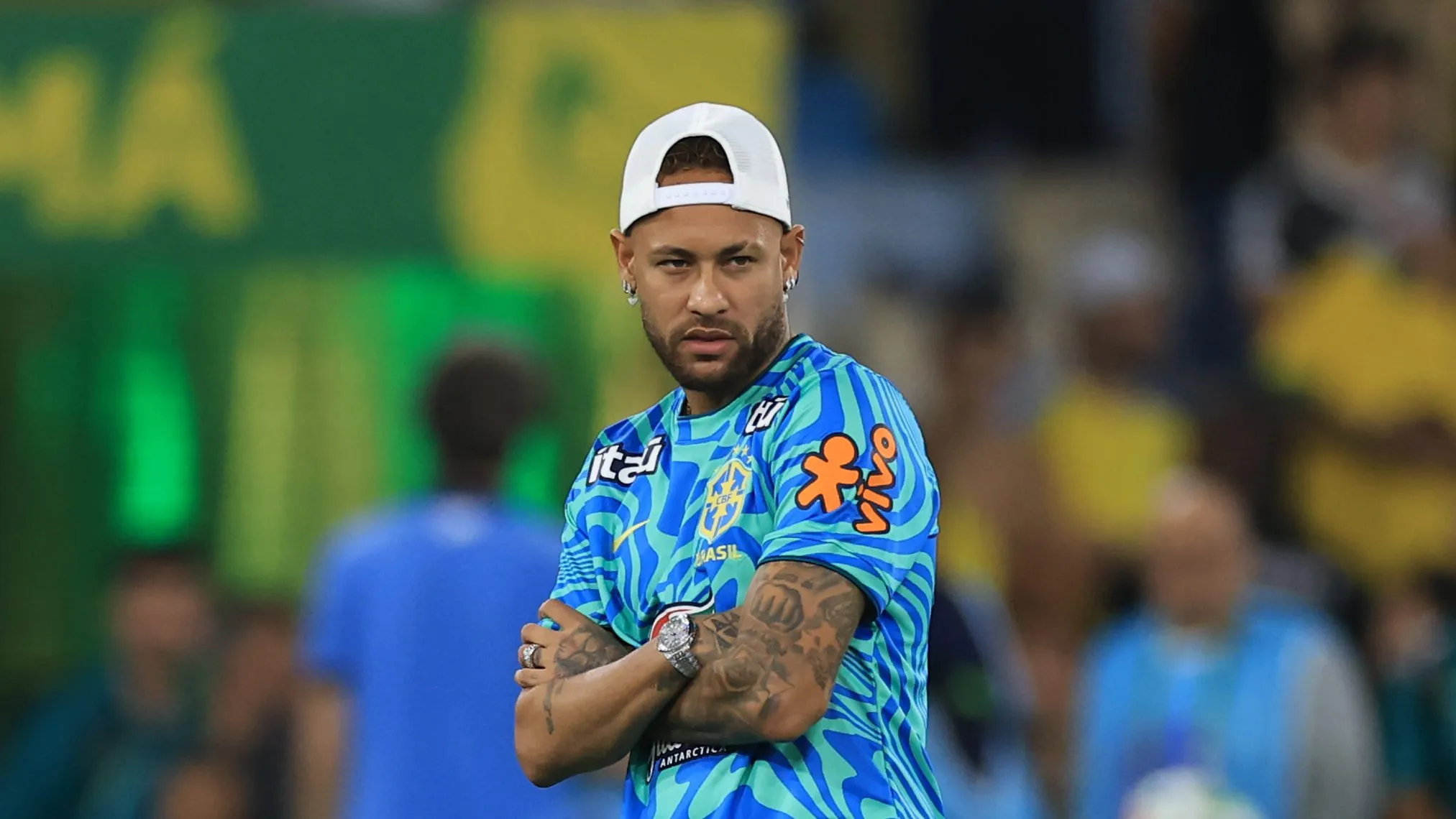 Neymar ainda não foi a campo. Photo by Buda Mendes/Getty Images