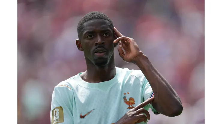 Ousmane Dembélé, da França | Crédito: Associated Press / Alamy Stock Photo