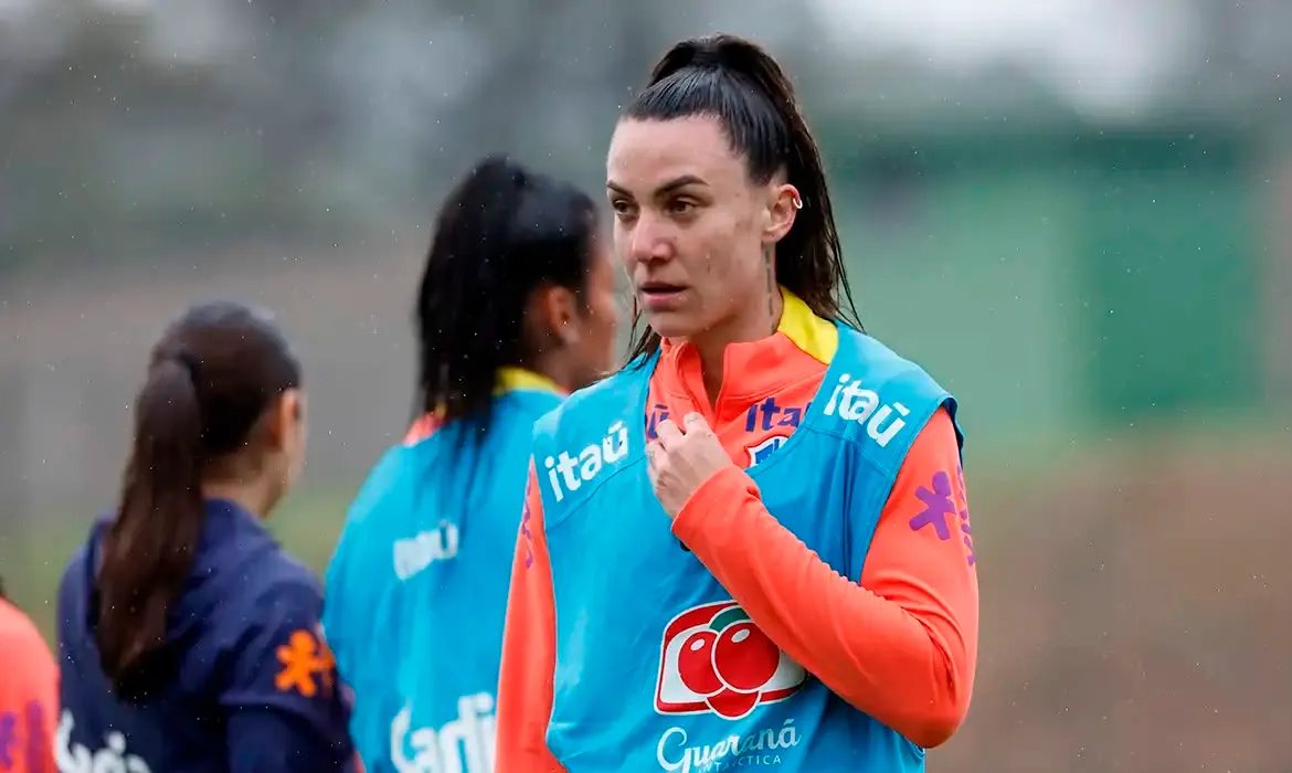 Paloma Maciel também é desfalque. Foto: Luciana Vermell/CBF