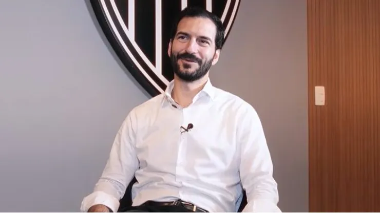 Pedro Gabriel CEO do Atlético-MG viajou a convite da CBF