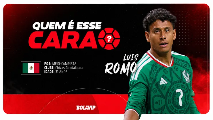 Luis Romo, meio-campista da Seleção Mexicana